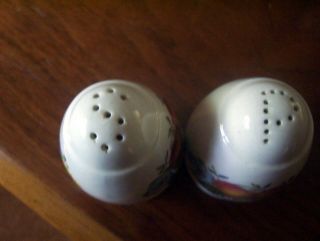 Spode Copeland Floral Reynolds Sm.  Salt And Pepper Shakers 2 3/4 High China 2