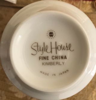 vintage style house kimberly Tea Cup Fine China Made In Japan Rare Find Set Of 2 3