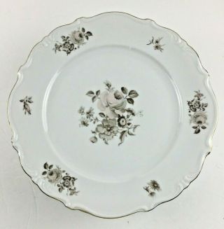 Dinner Plates Plate By Dawn Rose (gold Trim) By Winterling Bavaria (10)