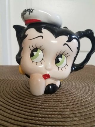 Vintage Betty Boop Teapot By Paul Cardew Made In England Porcelain Nr