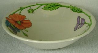 Villeroy & Boch China Amapola Pattern Coupe Cereal Cereal Dessert Bowl - 6 - 1/8 "