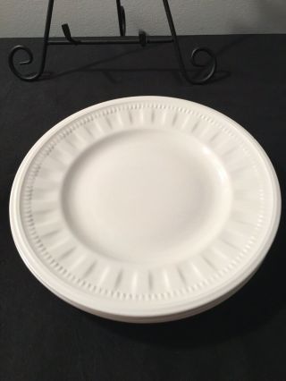 Colosseum Whiteware By Wedgwood Bone China 7 " Bread & Butter Plates (6)