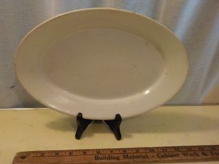 Antique Ironstone China Warranted Platter 13 " Marked