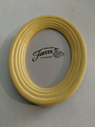 Fiesta Accessories Yellow Oval Picture Frame Small