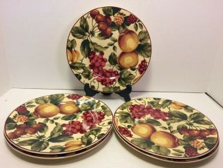 Waverly Garden Room Floral Manor Set Of 5 Salad Luncheon Plates,  8 1/2 ",  Poland