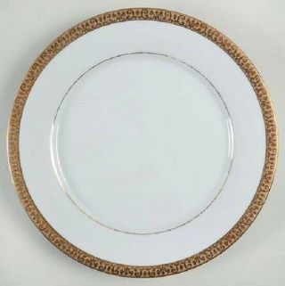 Gold Buffet Royal Gallery Dinner Plate 10 3/4” Gold Rim