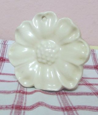 Vintage Single Flower Wall Pocket Double Sided Ceramic McCoy? USA Pottery 2