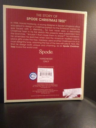 Spode Christmas Tree Salt & Pepper Shakers Santa and Reindeer 2