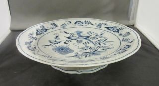 Blue Danube Footed Tazza Centerpiece Serving Plate Japan Mark 12.  5 Inches