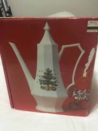 Nikko Christmas Tea/ Coffee Pot Decanter 2
