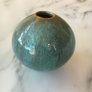 Studio Pottery Mini Bud Vase Weed Pot Glazed Mid Century Modern 3”