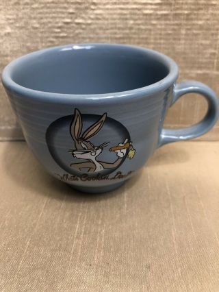 Vintage Fiesta Warner Bros.  Looney Tunes Bugs Bunny Blue Cup 1994 Retired Mug