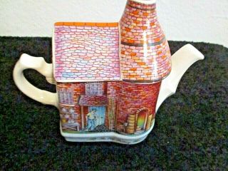 Sadler Tea Pot The Old Pottery Made In England No 2026099 Village Scenc Colletic