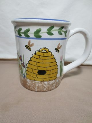 Mesa International Handcrafted " Bee Hive " Coffee Mug Crafted In Hungary