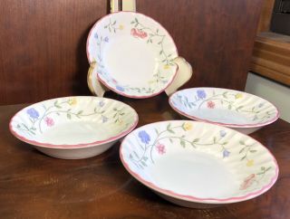 Set Of 4 Johnson Brothers Summer Chintz 5 " Fruit - Dessert Bowls Made In England