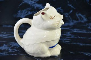 Vintage Shawnee Patented Puss N Boots Cream Pitcher Made In USA 2