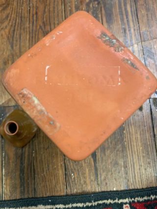 Vintage Prairie Green Aztec Frankoma Pottery Decanter Vase 7JH 5