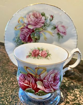 Stunning Wedding Bouquets Damask Rose Paragon Tea Cup And Saucer Set