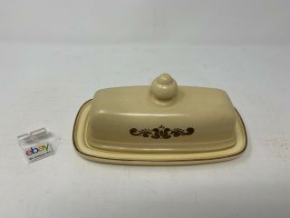 Pfaltzgraff USA Village Covered Butter Dish With Lid - 8 1/4 