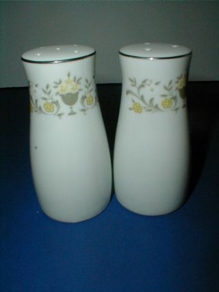 Fine China Of Japan Sterling Florentine Salt Pepper Shakers