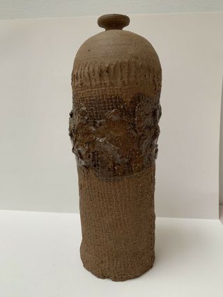 Brutalist Vase Ikebana Gregg Willman Studio Pottery