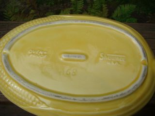Vintage Shawnee Pottery Corn Plate Platter Serving Dish 9.  75”x 6.  75” NUMBER 68 2