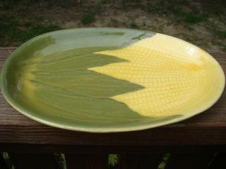 Vintage Shawnee Pottery Corn Plate Platter Serving Dish 9.  75”x 6.  75” NUMBER 68 3