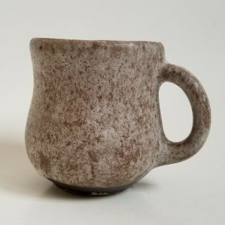 Hand Crafted Studio Pottery Coffee Mug Signed Peter 