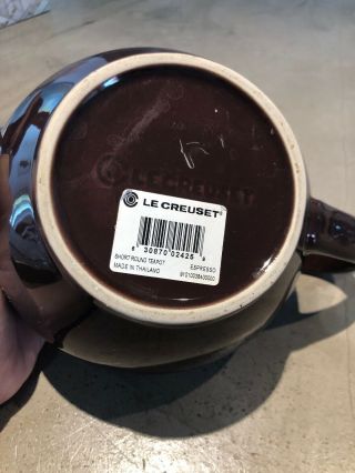 Le Crueset Teapot Espresso Glaze Finish 4