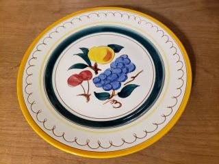 Vintage Stangl Pottery Fruit Pattern 9 1/4 " Dinner Plate