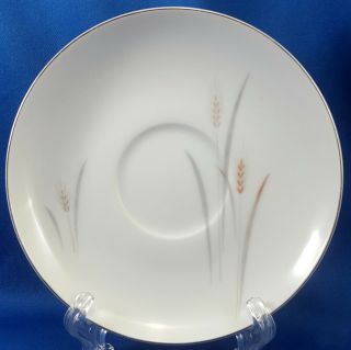 Max Schonfeld Fine China Of Japan Platinum Wheat Saucer 5 - 3/4 "