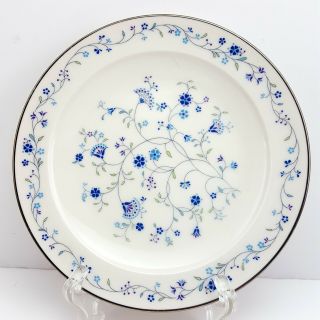 Noritake Serene Garden Bread And Butter Plate 6 - 1/4 " White W Blue Floral
