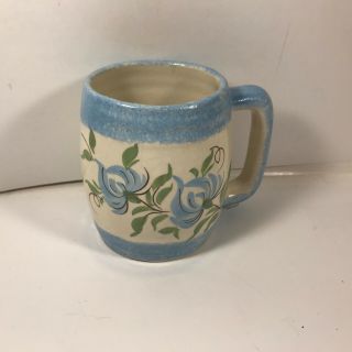 BLUE RIDGE POTTERY Hand Painted Coffee Mug Cash Family 2