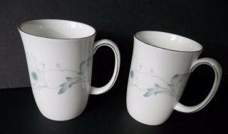 Susie Cooper Wedgwood White Wedding Coffee Tea Two Cups Made In England