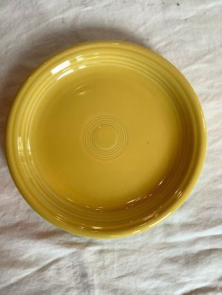 Fiesta Homer Laughlin Sunflower Yellow Salad Dish Plate 7 1/4” Fiestaware