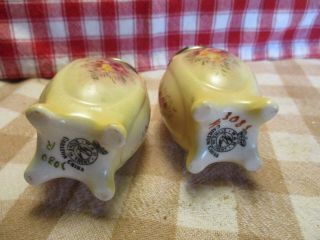 Antique W & R Stoke On Trent Carlton Ware condiment set with base 3