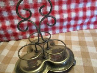 Antique W & R Stoke On Trent Carlton Ware condiment set with base 4