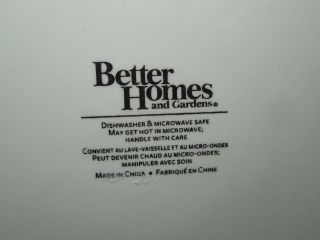 Better Homes & Gardens MISTLETOE Dinner Plate 10 1/2 