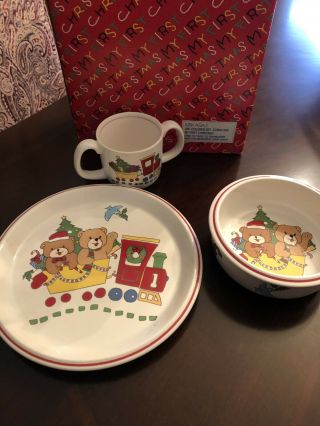 Mikasa Children’s Christmas Dish Set My First Christmas Cc904/504