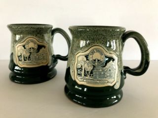 Deneen Pottery Tankard Mug Cup - The White Oak Inn - Danville,  Ohio (set Of 2)