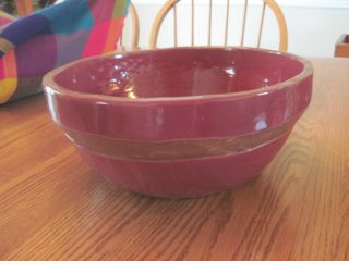 Bybee Pottery Redware Mixing Bowl