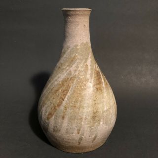 Vintage Signed Hayasted 1965 Studio Art Pottery Stoneware Vase 2