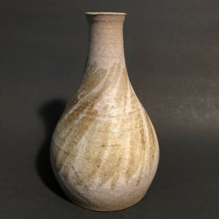 Vintage Signed Hayasted 1965 Studio Art Pottery Stoneware Vase 3