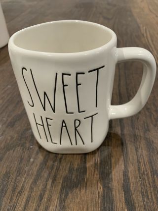 Rae Dunn By Magenta Ceramic Sweet Heart Coffee Tea Mug Htf