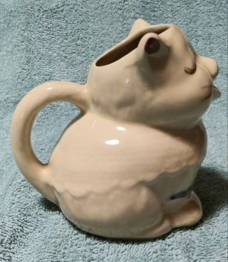 Vintage Shawnee Puss N Boots Creamer Hand Painted Cat 4