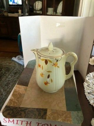 Halls Superior Quality Kitchenware Autumn Leaf Coffee/tea Pot 8 Cup