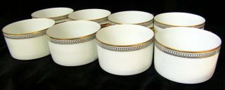 Heinrich H&co Selb Bavaria Imperial Art Deco Teacups - Set Of 8