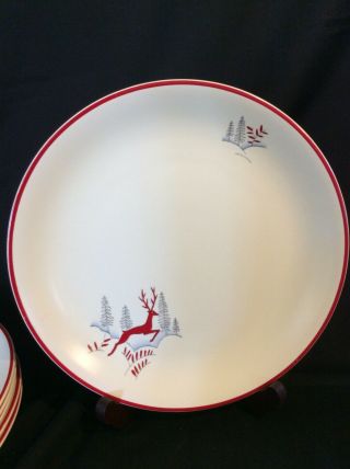 Crown Devon Fieldings 10” Dinner Plate Red Stag Hand Painted England