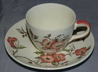 Crown Ducal England Althea Demitasse Cup & Saucer