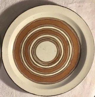 Only 1 Left Vintage Mid - Century Midwinter Stonehenge Earth Dinner Plate England